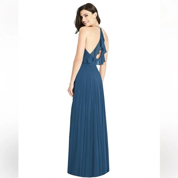 Dessy Collection Dresses | Dessy Collection Dusk Blue Bridesmaid Dress | Color: Blue | Size: 10 | Alliepaige99's Closet